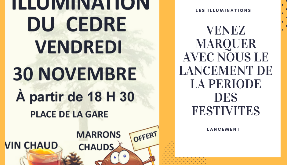 illumination du cèdre