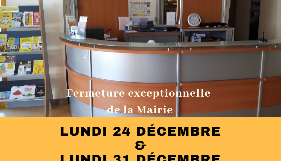 FERMETURE EXCEPTIONNELLE (1)