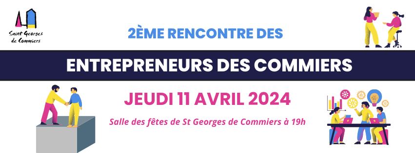 Bandeau Facebook soirée entrepreneurs SGC