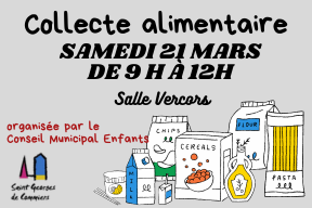 flyer collecte alimentaire